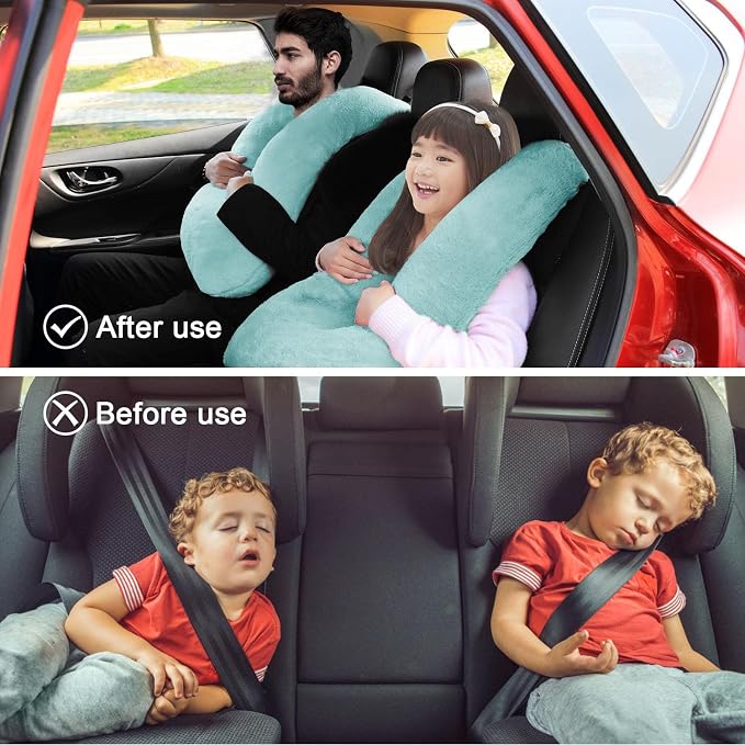 Travel Pillow, Travel Pillow for Kids, Sleeper Hold Pillow Travel, Removable - Image 2