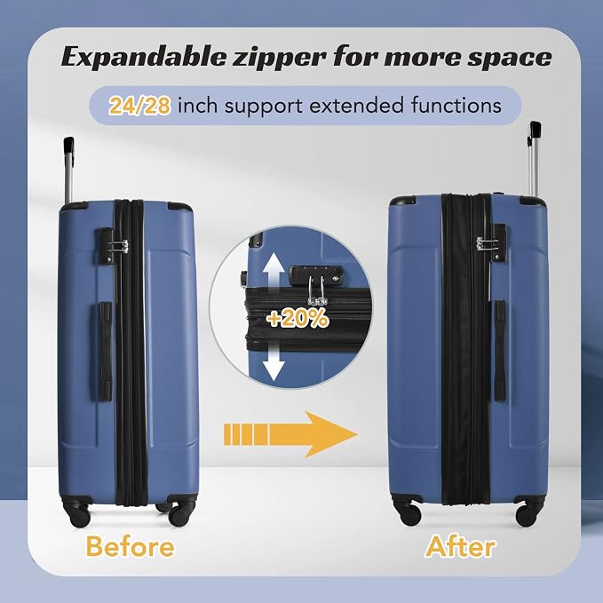 Merax Luggage Sets of 2 Suitcases - Image 4