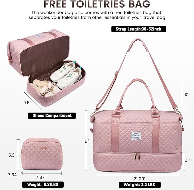 LOVEVOOK Travel Duffle Bag, Weekender Bags - Image 2