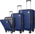 Luggage Sets 3 Piece, ABS Lightweight 20in/24in/28in Luggage, Expandable Carry by SONSENAI