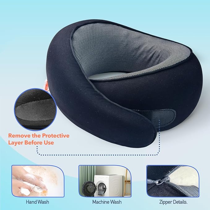 Travel Pillow | High-Density Memory Foam Pillow - Image 5