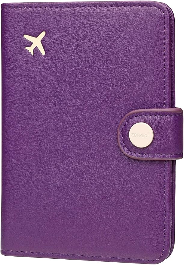 ZOPPEN Passport Holder Women, Passport Cover Travel Wallet Rfid Blocking by Zoppen