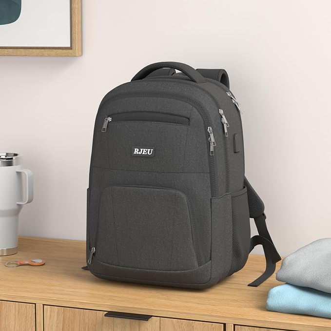 School Backpack for Teen Boys, 15.6 Inch Anti Theft Laptop Bookbag - Image 2