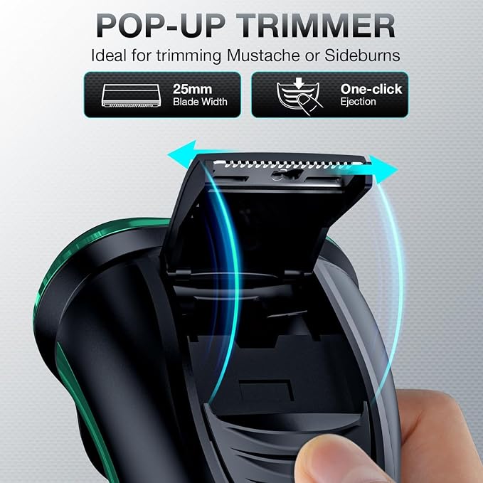 Electric Razor for Men, Rechargeable Shaver - Image 5