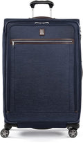 Travelpro Platinum Elite Softside Expandable Checked Luggage, 8 Wheel Spinner by Travelpro