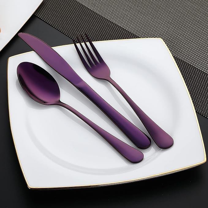 DEVICO Portable Utensils, Travel Camping Cutlery Set, 8-Piece including Knife - Image 3