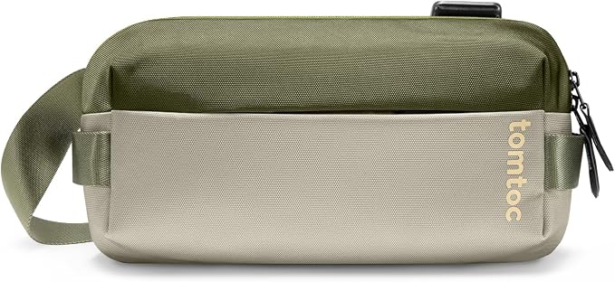 tomtoc Compact EDC Sling Bag, Minimalist Chest Shoulder Backpack Crossbody Bag by tomtoc