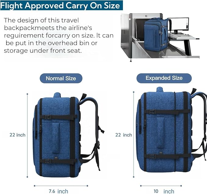 55L Extra Large Travel Backpack - Image 4