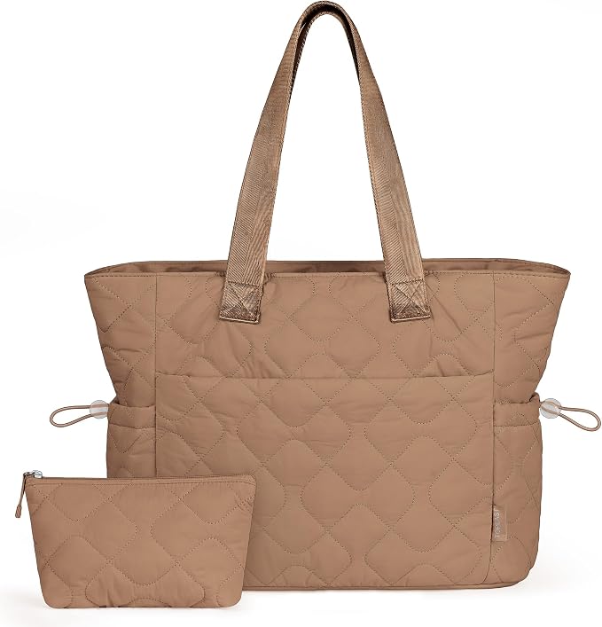 TOPEAST Tote Bag for Women, Large Puffer Tote Bag - Image 8