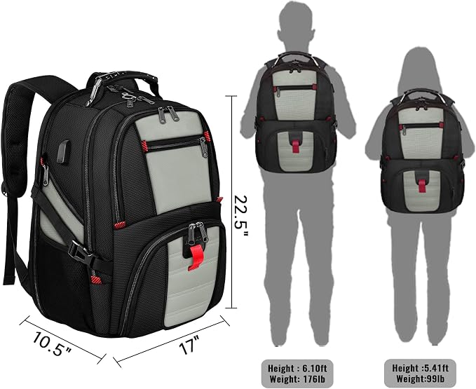 YOREPEK 18.4 Laptop Backpack, Large Backpacks - Image 7