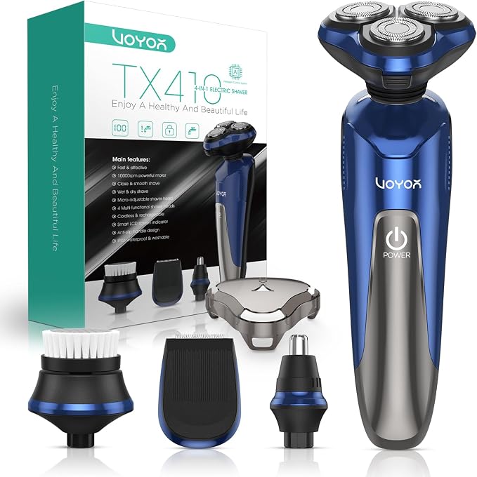 VOYOR Electric Razor for Men Cordless Shavers for Shaving by VOYOR