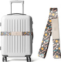 Luggage Straps for Suitcases, Adjustable Luggage Elastic Belt, Travel by EKAX