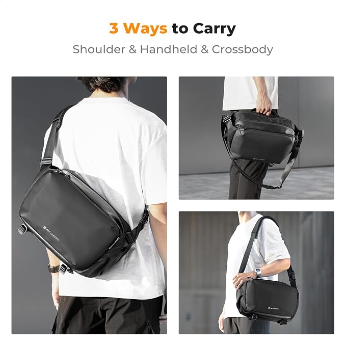 K&F Concept 2 in 1 Sling Bag Everyday Shoulder Bag & Multifunction Photography - Image 8