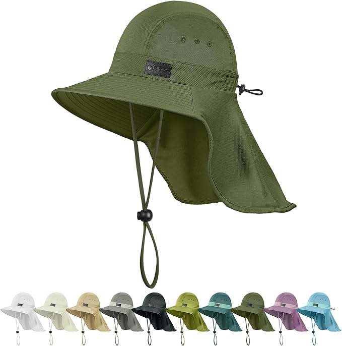 Sukeen Cooling Sun Hat for Men Women UPF50+ Wide Brim Fishing Hat by Sukeen