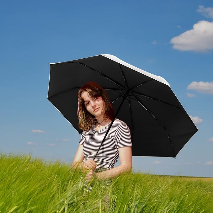 G4Free UPF 50+ UV Protection Large Travel Umbrella 42/46 Inch Auto Open Close - Image 6
