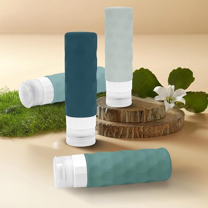 Travel Bottles for Toiletries, BPA Free Leak Proof Premium Silicone Bottles - Image 6