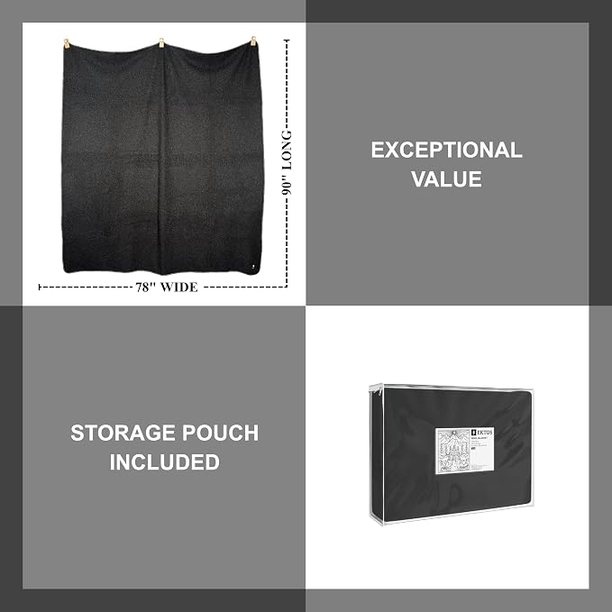 EKTOS 100% Virgin Wool Blankets, Emergency Blanket - Image 5