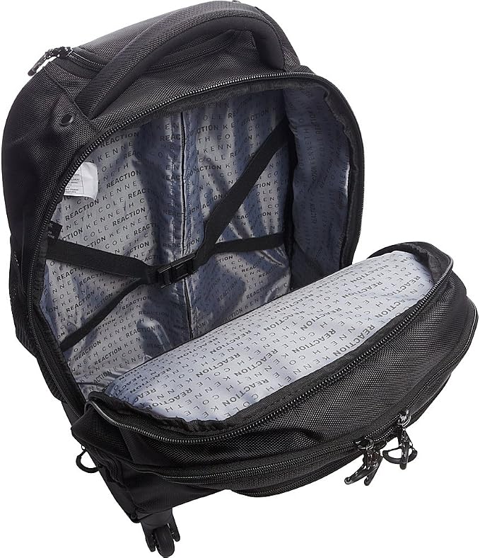 Kenneth Cole REACTION 17" Polyester Dual Compartment 4-Wheel Laptop Backpack - Image 9