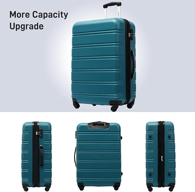 Merax Luggage Sets of 3 Piece Carry on Suitcase Airline Approved, Hard Case - Image 5