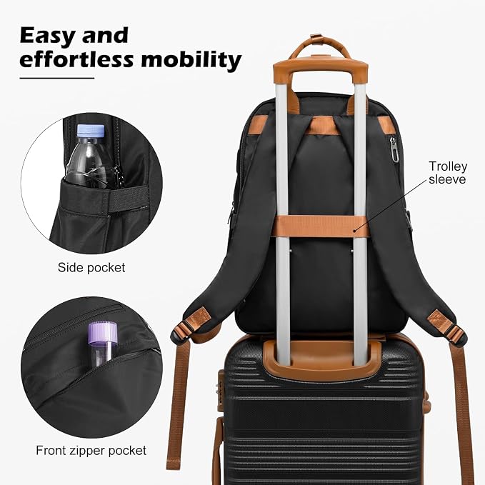 LONG VACATION 3 Piece Carry On Luggage 20 Inch Suitcase - Image 5