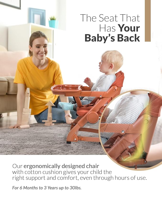 Feed Me 3-in-1 Travel High Chair Booster Seat - Image 6