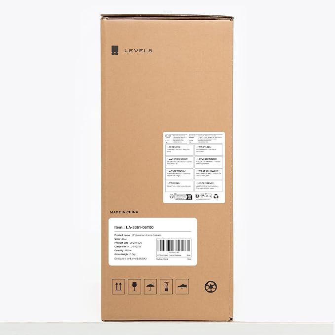 LEVEL8 Carry On Luggage Airline Approved Zipperless - Image 11