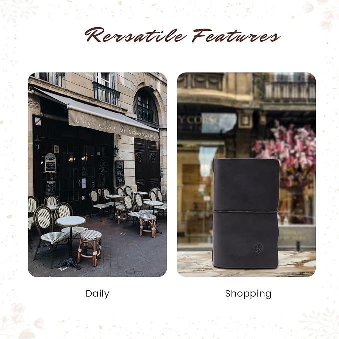 Genuine Leather Nomad Organizer Travel Wallet | Women's Wallet Clutch Passport - Image 2