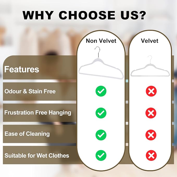 Quality Hangers Clothes Hangers 200 Pack - Image 3