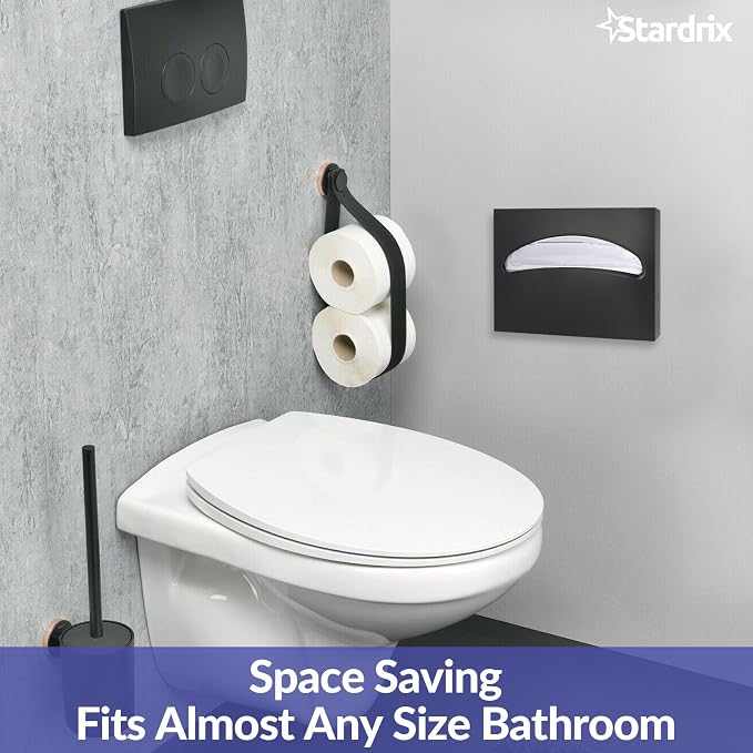 Stainless Steel Toilet Seat Cover Dispenser, Wall Mount Single or 1/2 Fold - Image 3
