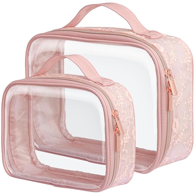 PACKISM Floral Texture Lace TSA Approved Toiletry Bag by Packism