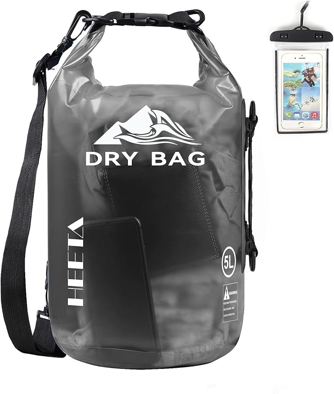 HEETA Dry Bag Waterproof for Women Men, 5L/10L/20L/30L/40L Roll Top Lightweight by HEETA