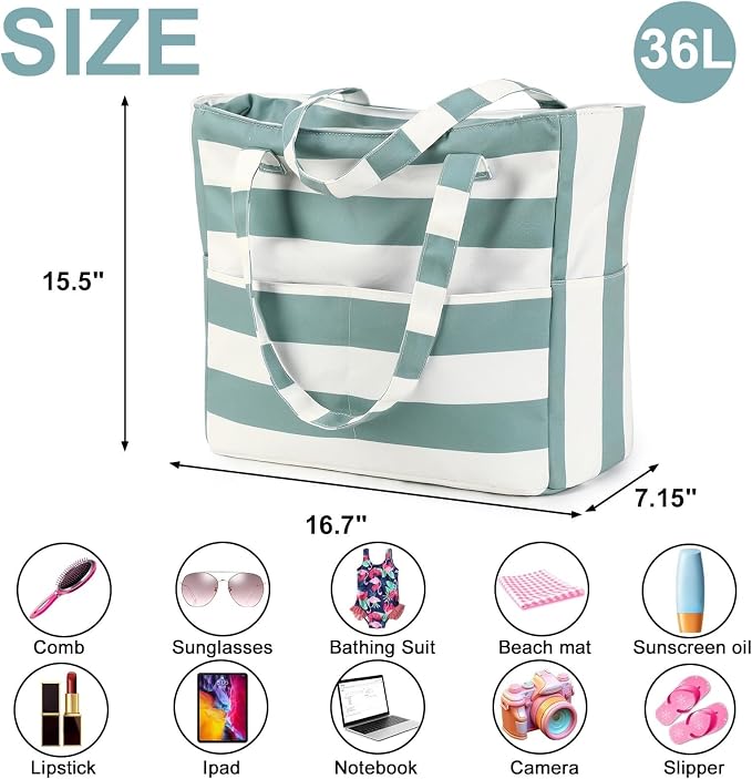 CAMTOP Waterproof Beach Tote Bag - Image 2