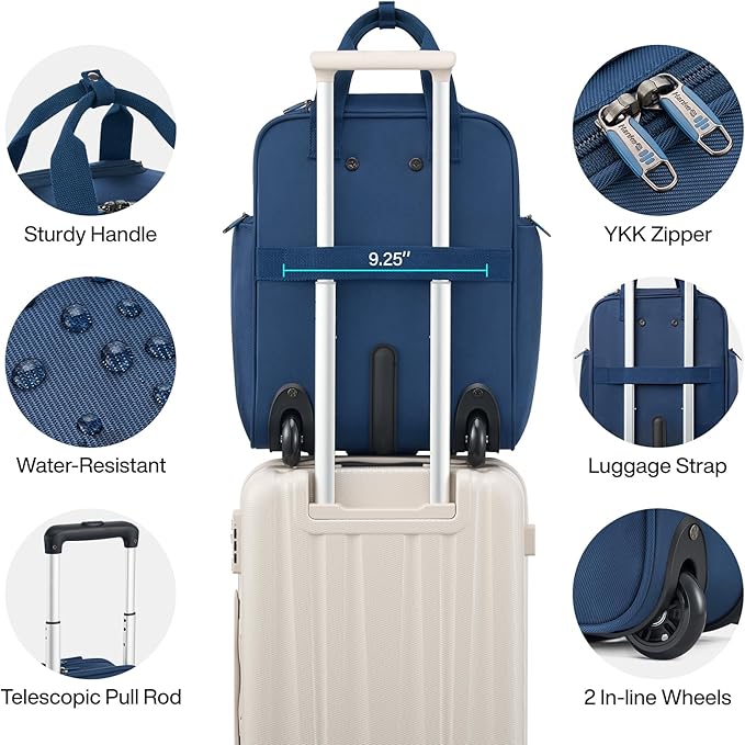 Hanke Softside Underseat Carry On Luggage - Image 4