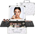 Relavel Makeup Bag with LED Mirror, Makeup Box Travel Train Case with by Relavel