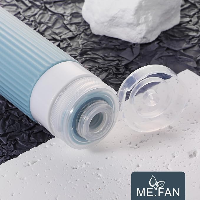 ME.FAN Travel Bottles for Toiletries, TSA Approved 3oz Silicone Journey Size - Image 3