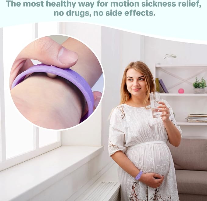 Hion Motion Sickness Bracelets Sea Sickness Wristbands - Image 2