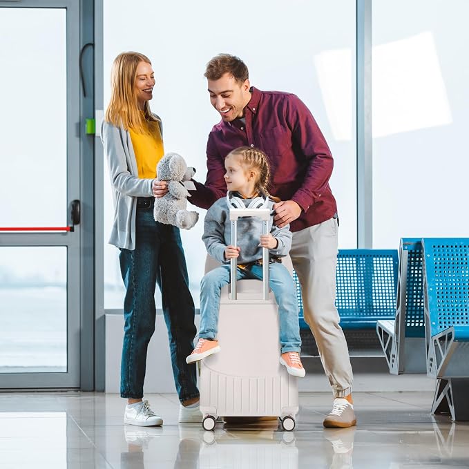 22 Inch TSA Lock Luggage with Seat - Image 9