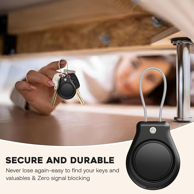 Waterproof AirTag Keychain Holder, Air tag Lock Case - Image 2