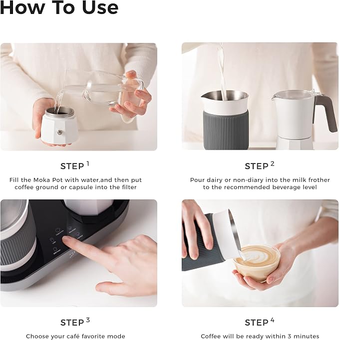 SEVEN&ME Espressor Machine Coffee Maker, - Image 9