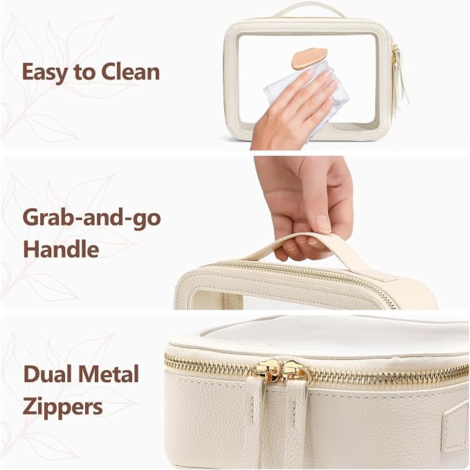 PACKISM Large Clear Makeup Bag - Image 6