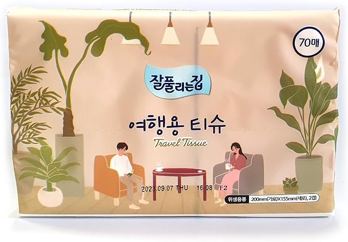 LENITH Travel Pocket Tissues Packs 70 Sheets per pack / 3packs, 210 Tissues - Image 5