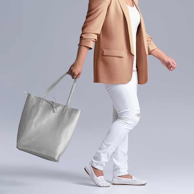 Italian Calf Leather Tote for Women - Image 7