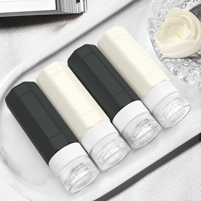 Redfly Travel Bottles for Toiletries, 3oz Tsa Approved Travel Size Containers - Image 6