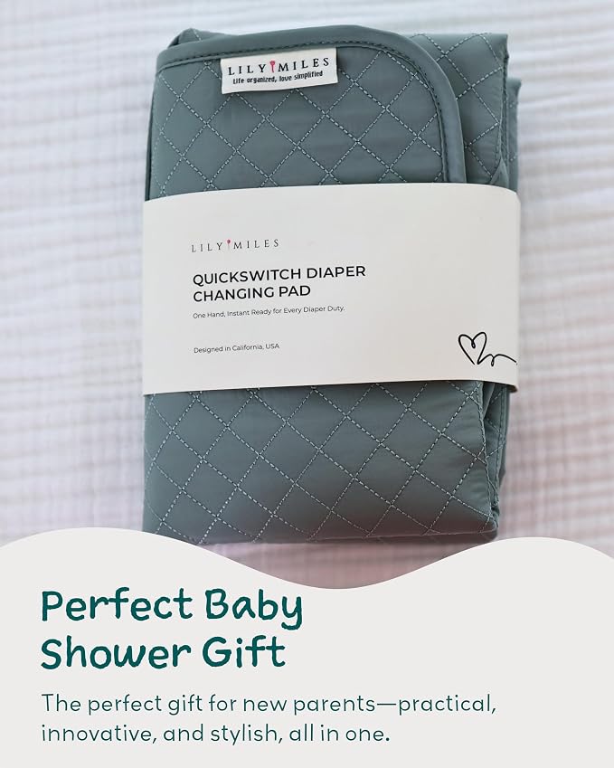 Lily Miles Baby Changing Pad Portable, Diaper Changing Mat - Image 8