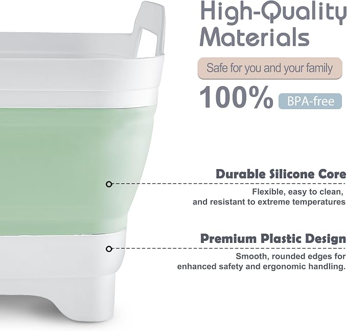 2.4 Gal Collapsible Dish Basin - Image 5