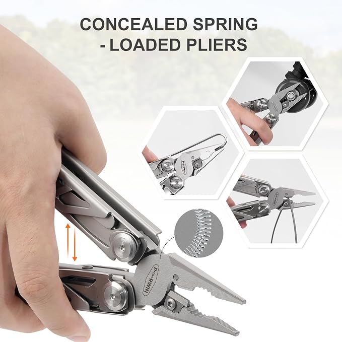 Multitool, 17-in-1 Stainless Steel Multi Tool Pliers - Image 4