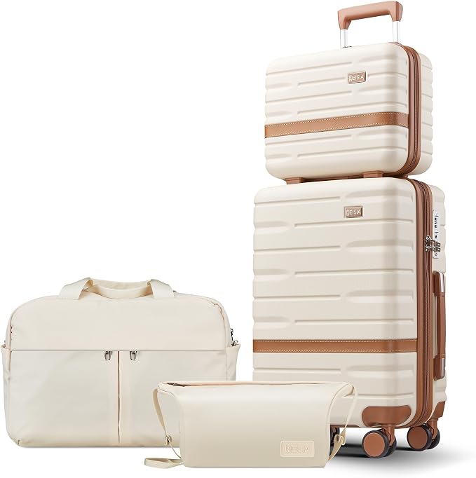 Luggage Sets 3 Piece with TSA Lock Hardside PC+ABS Carry On Suitcase with YKK by Unknown