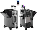 Zipperless Luggage, Polycarbonate Aluminum Hard Shell, Expandable Carry-On by cycyCarry