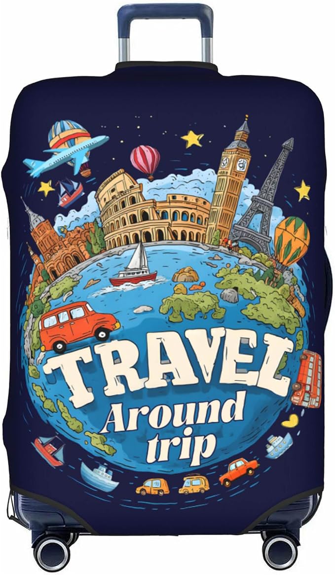 Luggage Cover, Travel Suitcase Covers, Elastic Suitcase Protective Cover by Unknown