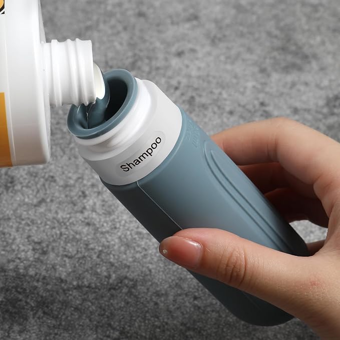 Travel Bottles for Toiletries, 5 Pack TSA Approved Travel Size Containers - Image 3